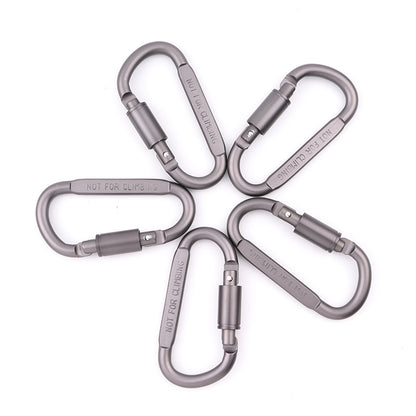 Aluminum Carabiner (5-pack)