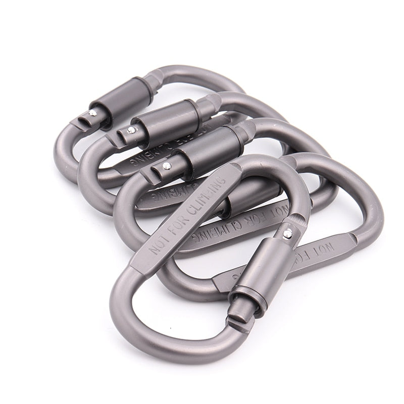 Aluminum Carabiner (5-pack)